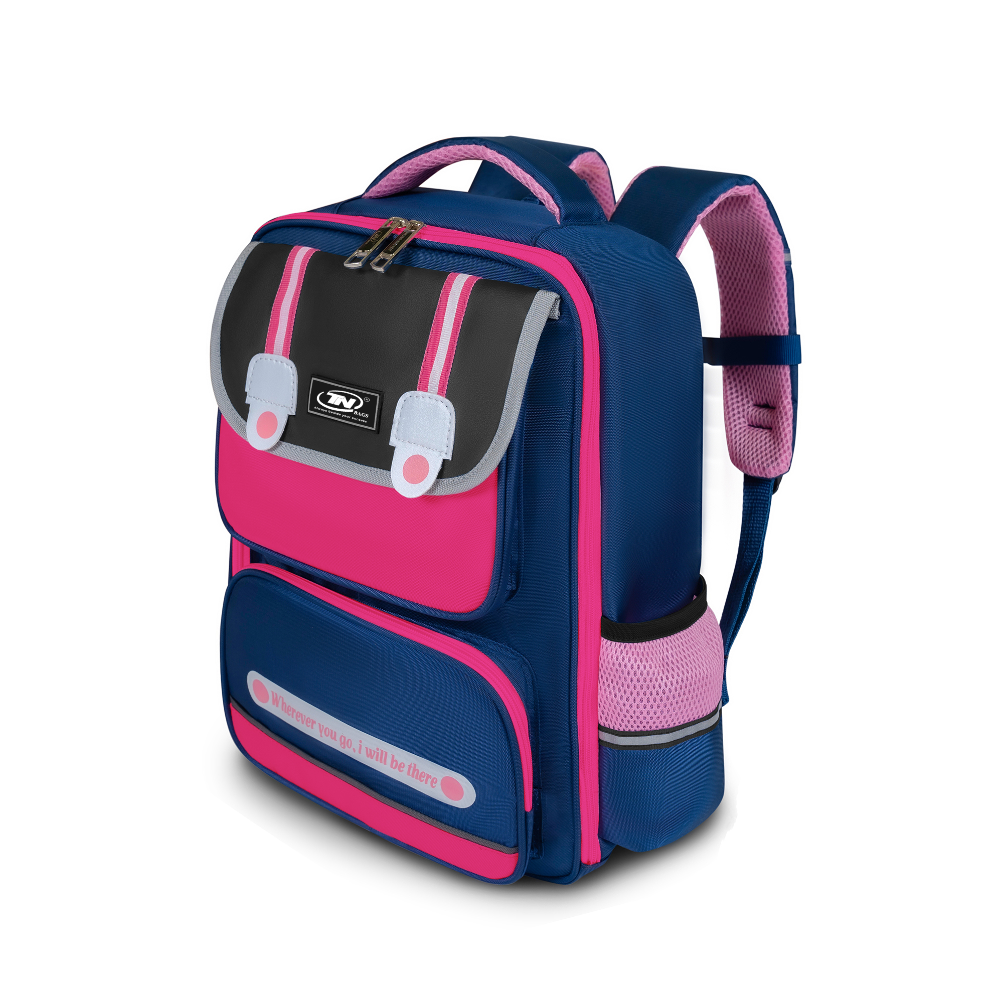 BALO HỌC SINH NỮ TNBAGS SMART PINK TN.B 3112 - NHE NHÀNG, ĐA NĂNG VÀ PHONG CÁCH